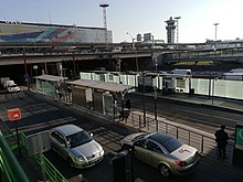 Station "Aéroport d'Orly" de la ligne 7 du tramway, en 2019.