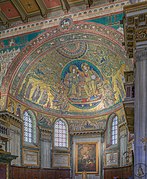 Byzantine architecture: Apse of Santa Maria Maggiore (Rome), decorated in the 5th century with this glamorous mosaic