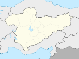 Cebirli is located in Turkey Central Anatolia