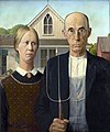 5. Grant Wood: Amerikai gótika (1930), Art Institute of Chicago (javítás)/(csere)