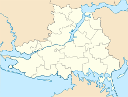 Kakhovka ligger i Kherson oblast