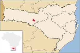 Joaçaba – Mappa