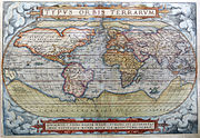 1572 Typus Orbis Terrarum Ortelius