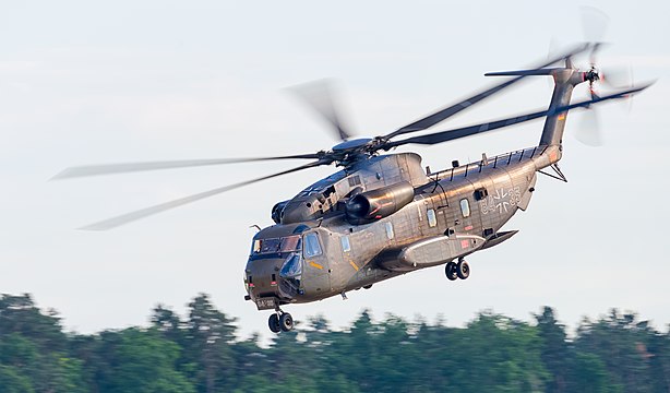 German Army Sikorsky CH-53G Super Stallion (reg. 84+35, sn V65-33) at ILA Berlin Air Show 2016.