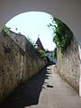 Blick vom Vorschloss zum Schloss