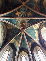 Gothic apse vault of the Holy Trinity Chapel