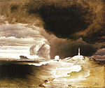 Lighthouse on the Norwegian Coast (ca. 1860)