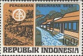 Stamp of Indonesia - 1976 - Colnect 258321 - World Human Settlements Day.jpeg