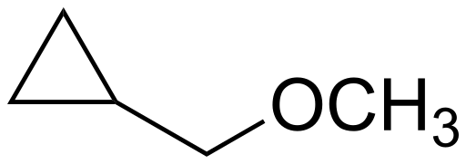 File:(methoxymethyl)cyclopropane.svg