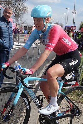 Lizzie Holden na de Amstel Gold Race 2022