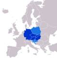 Central Europe according to Swansea University professors Robert Bideleux and Ian Jeffries (1998)[107]