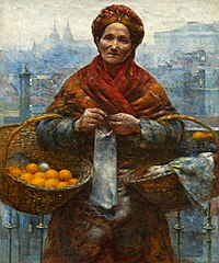 Femme juive aux oranges, Aleksander Gierymski