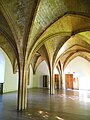 2014 : la salle capitulaire de l'ancienne abbaye du Val des Écoliers de Liège.