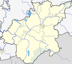 Kaniava is located in Varėna District Municipality