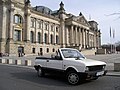 Un cabriolet Yugo en Allemagne.