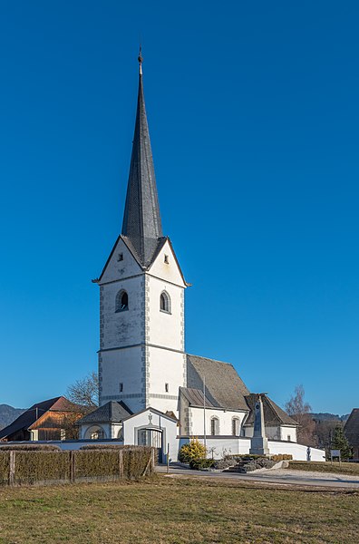 File:Magdalensberg Sankt Lorenzen Filialkirche hl. Laurentius SW-Ansicht 11012019 5861.jpg