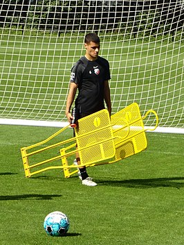 Bozdoğan tijdens een training van FC Utrecht (2022)