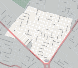 Street map of Cerrito de la Victoria