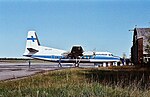 Finnair Fokker F-27, Helsingfors-Vanda flygplats 1980