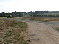 Le carrefour, au sud-ouest du bourg en limite de la commune de Saint-Mary. Vue vers le Bois de Bel-Air.