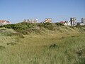 Dunes au nord de la plage.