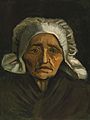 Head of an Old Peasant Woman with White Cap Vincent van Gogh (desember 1884)