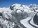 Monte Rosa-Massiv mit Dufourspitze