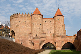 Barbican, a remaining relic of historic fortifications