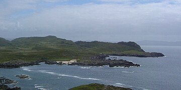 Corrachadh Mòr visto do farol de Ardnamurchan Point