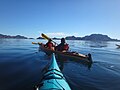 Kayaking in Jasper Alberta, Canada