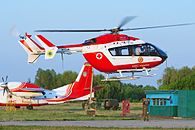 Az ukrán katasztrófavédelem EC145-ös helikoptere