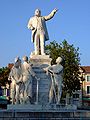 La monumento de Jean Jaurès en Carmaux