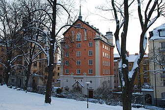 Swedenborgs Minneskyrka i Stockholm på Tegnérlunden 7 i centrala Stockholm.