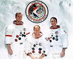 Apollo 15 – v. l. n. r. David Scott, Alfred Worden, James Irwin