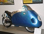 NSU Rennfox uit 1954, de "blauwe walvis"