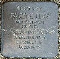 Stolperstein für Pauline Levy