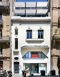 L'ancien siège de La Dépêche, Façade au 15, rue Rivals à Toulouse.