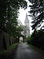 2012 : le portail de l'abbaye de Maredret en activité.