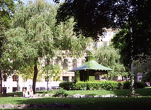 Cafépaviljongen i parken, 2010.