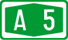 Image illustrative de l’article Autoroute A5 (Serbie)