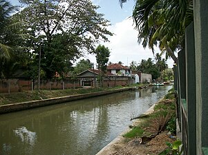 Kên đào Hà Lan ở Negombo, Sri Lanka