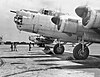 No. 1 Squadron RAAF Lincoln bomber at Tengah, Singapore, in 1950