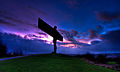 "Angel of the North" heykeli silueti