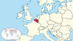 Location of Belgiya