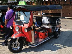 Electric tuk-tuk in Chiang Mai