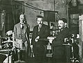 Ehrenfest and Albert Einstein visiting Pieter Zeeman in Amsterdam(around 1920).