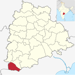 Location in Telangana