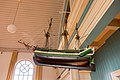 Votiefschip in de kerk van Huisduinen, Nederland