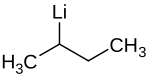 Structuurformule van s-butyllithium