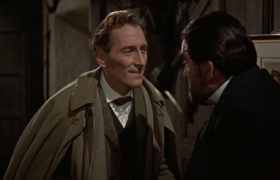 The Hound of the Baskervilles (1959) trailer - Holmes & Mortimer 1.png